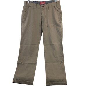 NEW Coleman Men's Timberwolf Stretch Utility Pants Sz 36W 32L Durable Canvas